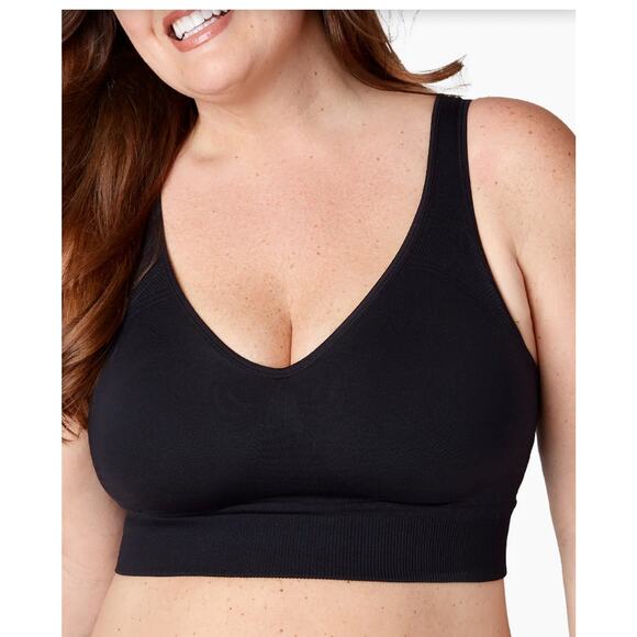 Brand New Curveez Women's 2XL XXL Black Full Support Bra - Picture 1 of 9